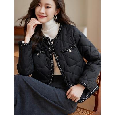Xiaoxiangfeng Simple Short Cotton-padded Jacket Winter New Fashion Joker Comfortable Slim Women's Cotton-padded Clothes.