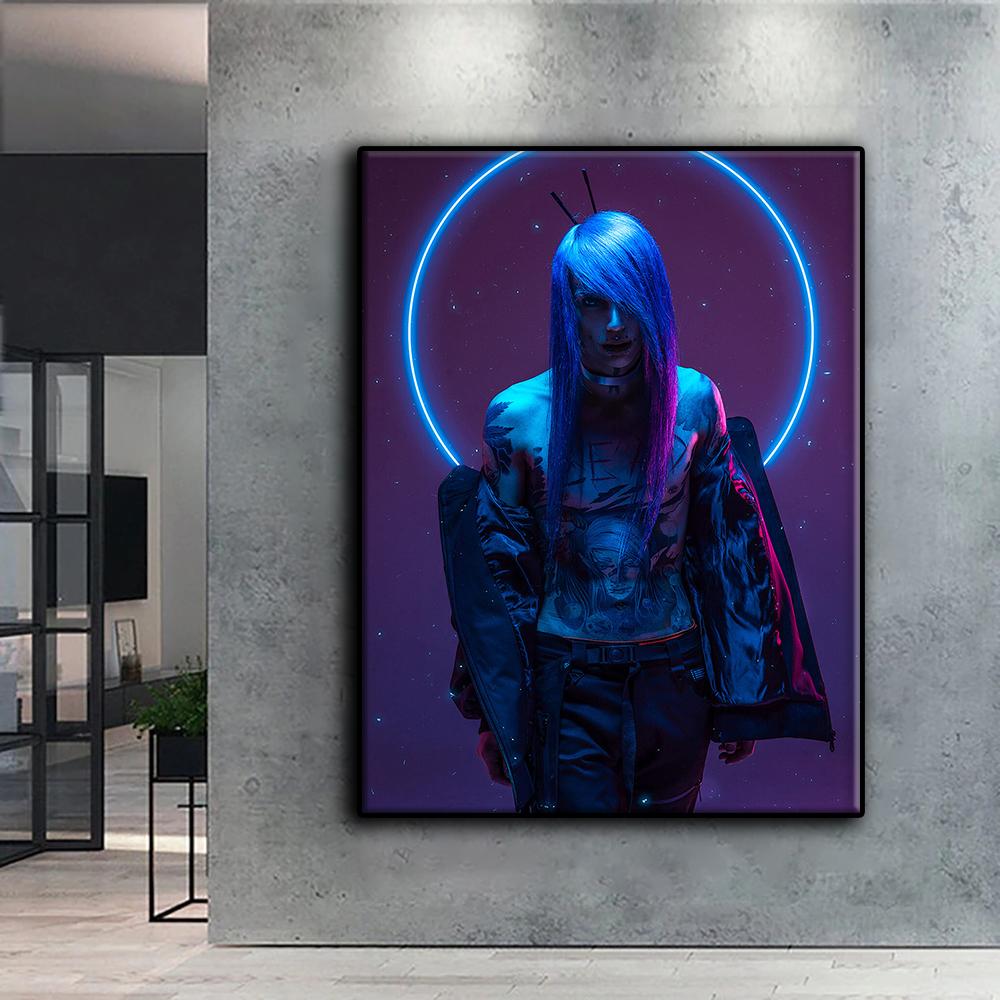 Cross Stitch Kit DIY Diamond Embroidery Cyberpunk Sexy Art Diamond Painting Home Decor