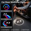 2PCS LED Light Car Emblem Door Welcome Projector Lights Ghost Shadow Courtesy Lamp For BMW X3 G01 2018- Decor Accessories