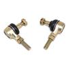 M10 X 10 Steering Ball Joint Pair for Go Kart Linkage Service, Threaded Joints with Dust Boots, Lock Nuts, Castellated Nuts and Cotter Pins