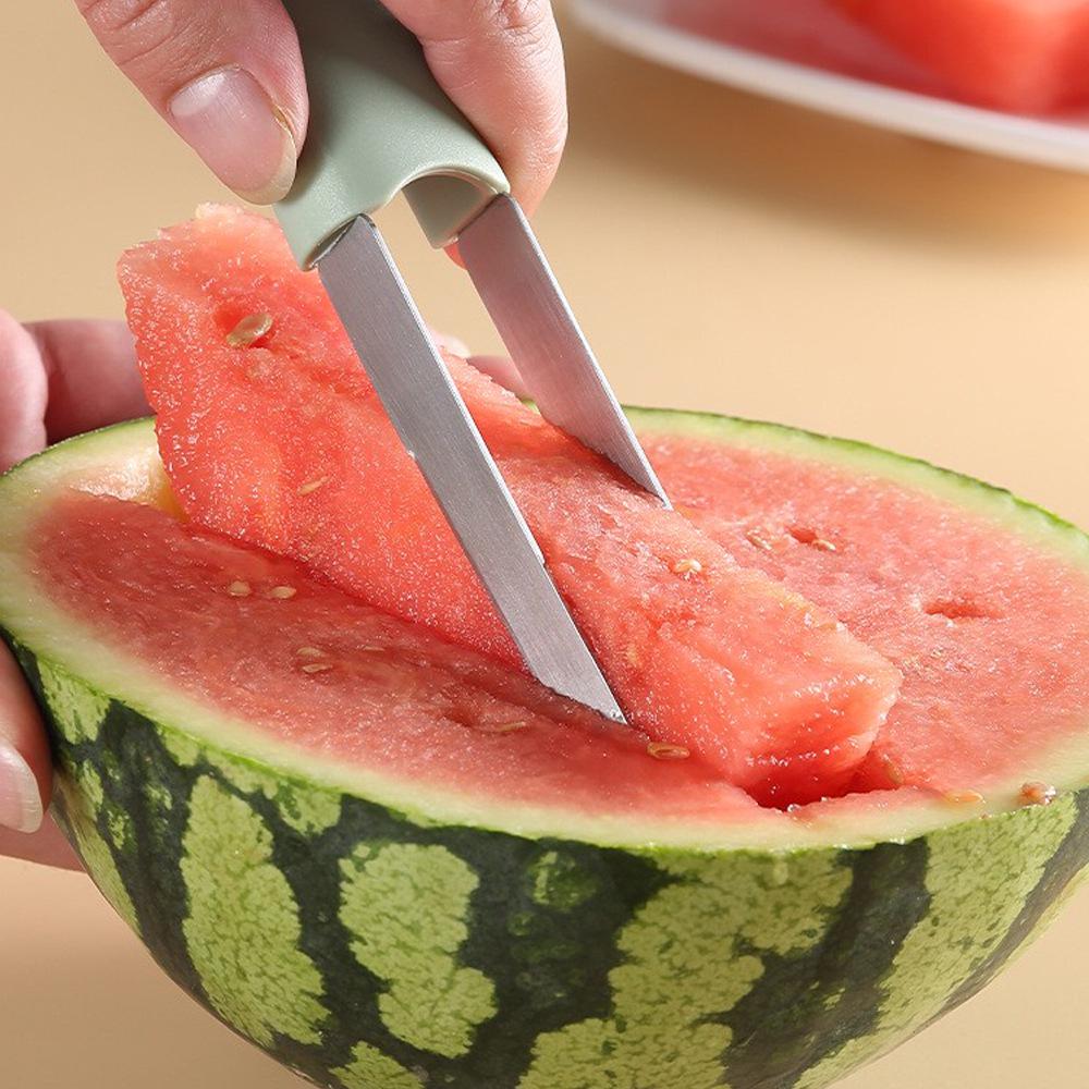 3-in-1 Stainless Steel Watermelon Slicer & Fruit Cutter