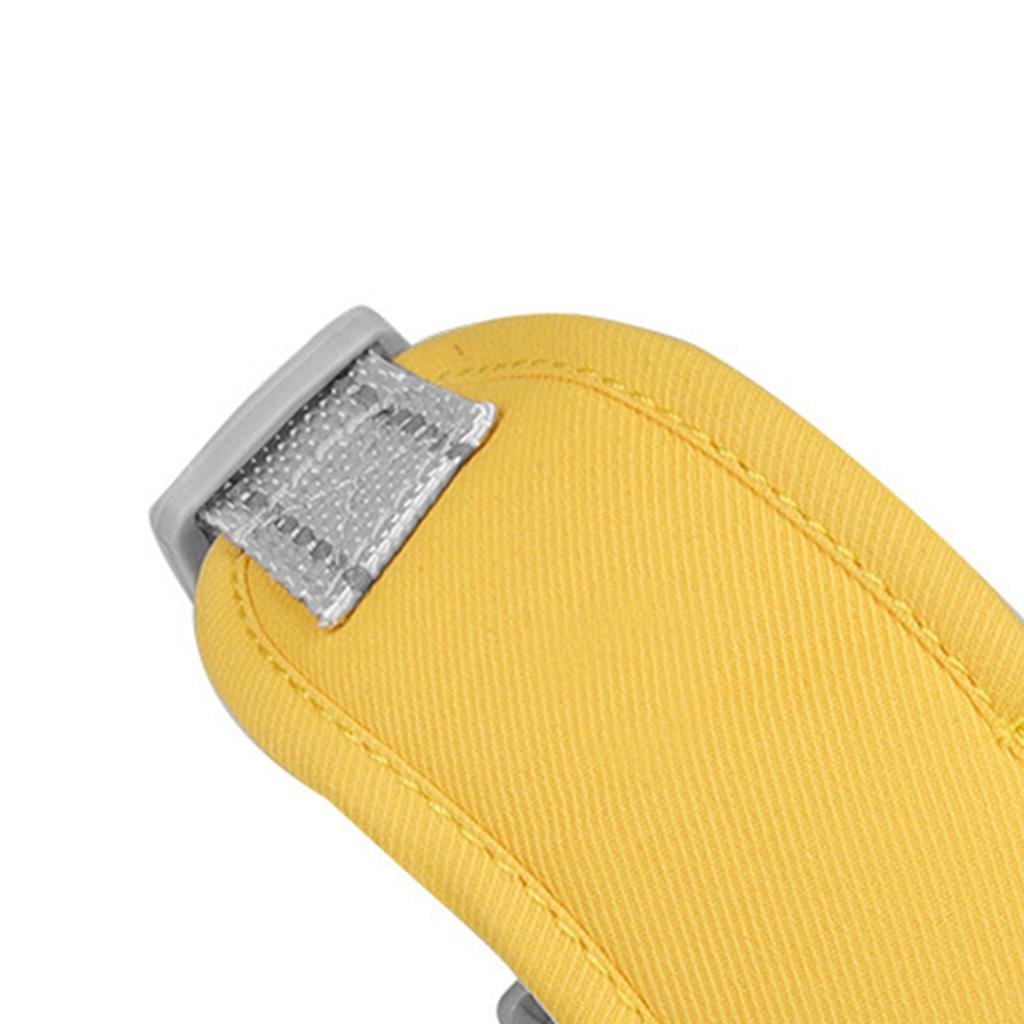 Dog Harness Leash Reflective Soft Padded Adjustable Choking Prevention Pet Vest Leash for Walking Training Yellow S