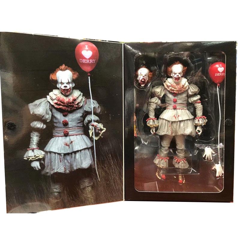 

Neca Pennywise 7-inch Pvc Action Figure Stephen King s It Theme Bloody Special Edition