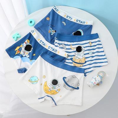 Boxer da bambino in puro cotone con cartoni animati - Taglia piccola, media, grande
