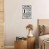 Tin Sign My Dad My Hero Father's Day Gift Rustic Home Decor