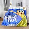 New Cartoon Gift Inside Out Joy Sad Soft Blanket,Soft Throw Blanket for Home Bedroom Bed Sofa Picnic Travel Cover Child
