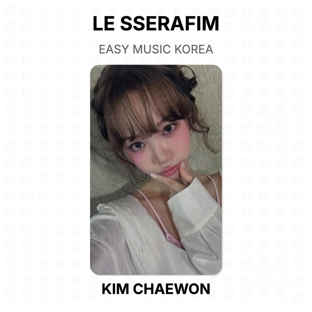 LE SSERAFIM EASY MUSIC KOREA Official Photocard