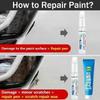 For Mitsubishi Outlander 2001-2025 CU CW0 GF0 GG0 Paint Repair Pen Touch Up Scratch Remover DIY Auto Accessories Black White