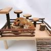 Hamster Platform Cage Ladder Toy Small Animals Climbing Jumping Boredom Pet Toy