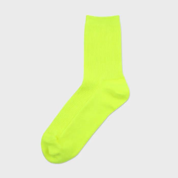 Vivid Ribbed Socks (Fluorescent)