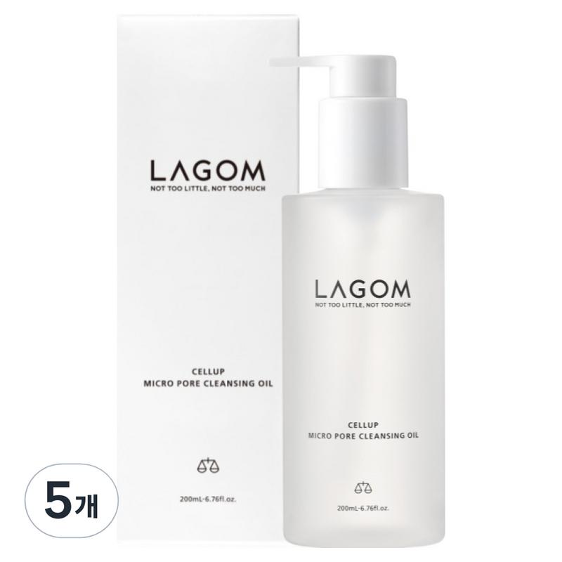 Lagom Celeb Micro Pore Cleansing Oil, 200ml, 5 Pcs