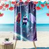 We Bare Bears Print Beach Towel, Large Soft Quick Dry Towel for Beach Camping Swimming
