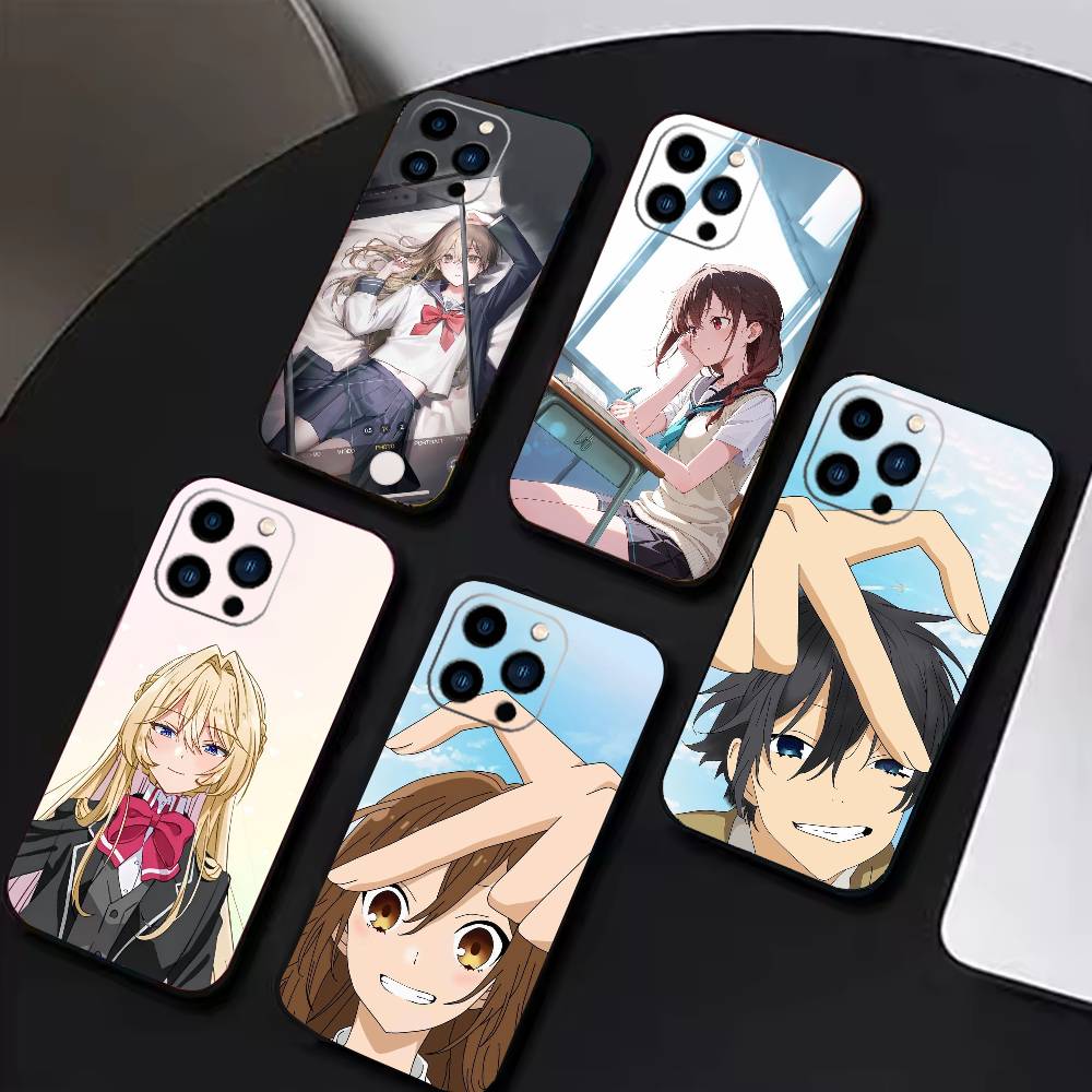 Anime F Phone Case For iPhone 17 16 15 14 13 12 Max Plus Silicone Black Cover