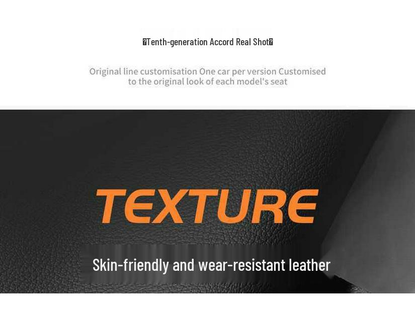 Honda Accord 10. Generation Ganzjahres-Kunstleder Autositzkissenbezug