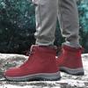 Couple Snow Boots 2025Winter New High Top Cotton Shoes Non-slip Platform Boot Super Warm Plush Couple Boots Outdoor Hiking Botas