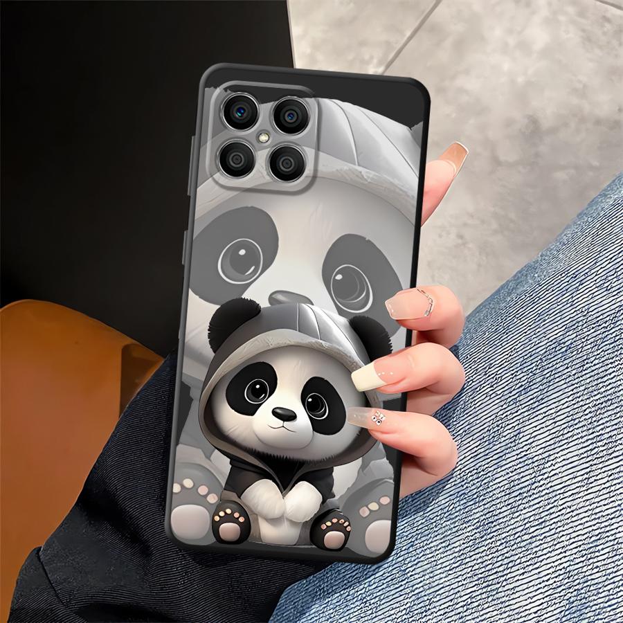 Cute Panda Case for Honor Magic5Lite X7 70 90 X8 X9a X5b 200 400 Lite X6 8X Funda Phone Cover