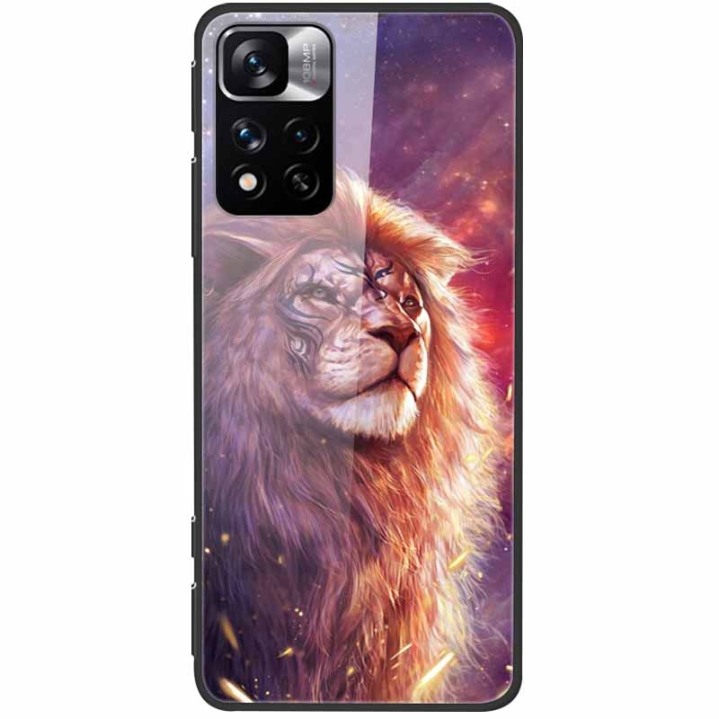 Tempered Glass Case For Xiaomi Redmi Note 11 Pro+ 5G Cover Hard Protective Funda for Redmi Note 11 Pro Plus 5G Soft Bumper 6.67