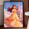 Disney Diamond Painting Kit Princess Belle Style Home Decor Craft Perfect Gift Idea Diamond Art