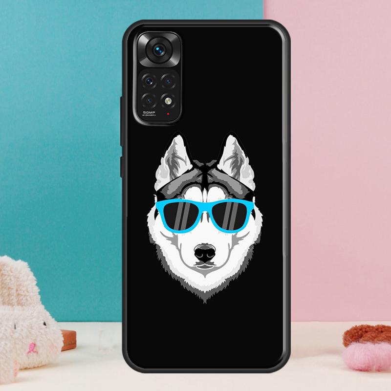 Siberian Husky Dog Case For Xiaomi Redmi Note 14 13 12 Pro 11 9 10 9S 10S 11S 12S Redmi 14C 13C 10C 12C Cover