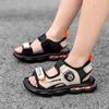 32-42 Children's Summer Large Breathable Fashion Velcro Air Cushion Casual Sandals Beach Shoes