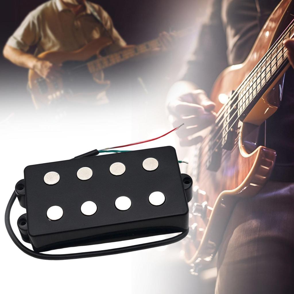 Double Coil Pickup Guitar Accessory Quick Response Neck Bridge for Electric Guitar DIY and Replacements