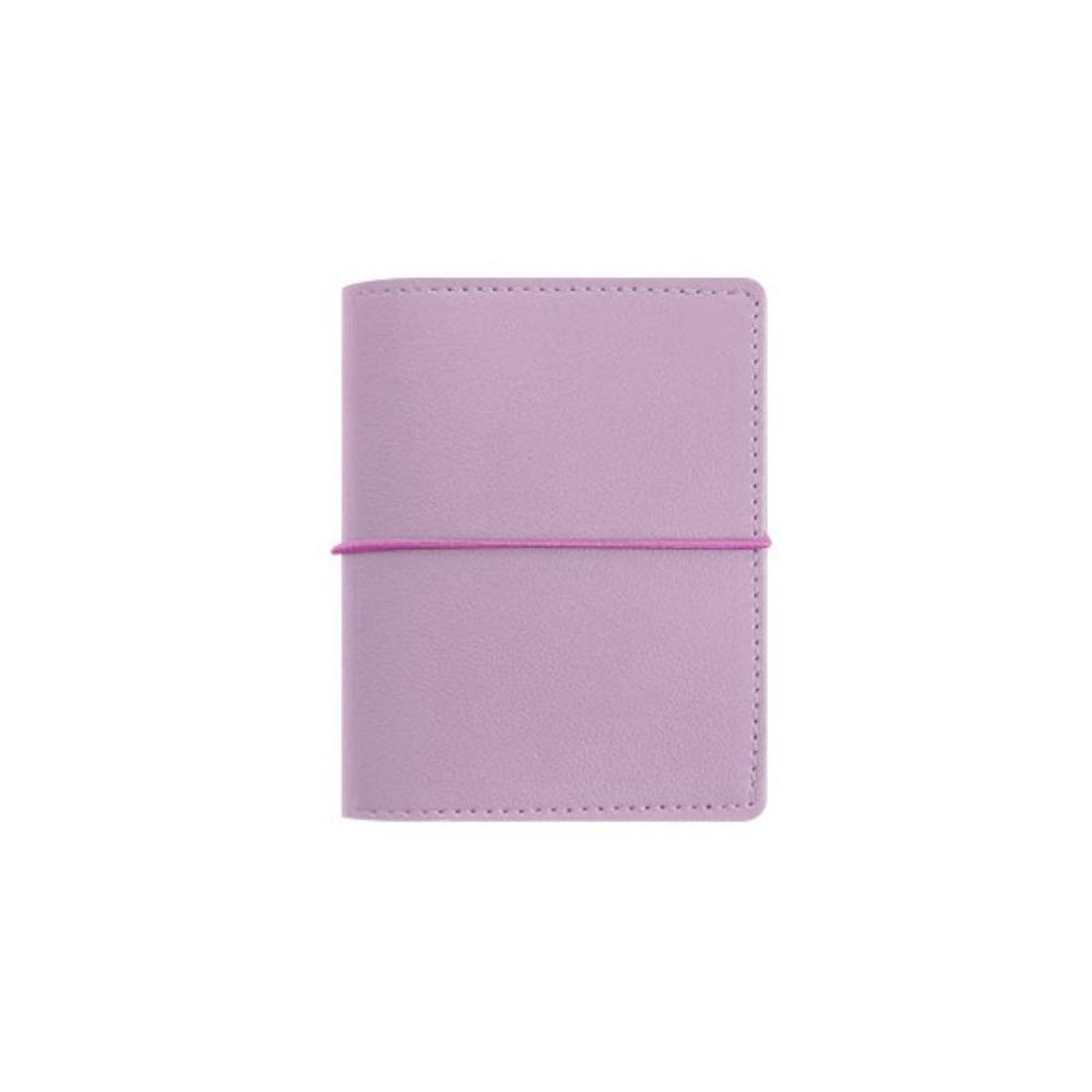 PU Leather Loose Leaf Notebook M5 DIY Binder Notebook Creative Mini Pocket Notebook  School
