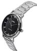 CASIO Minimal Stainless Steel Black Concave Dial Analog Watch for Men 3-Hand MTP-VT03D-1B