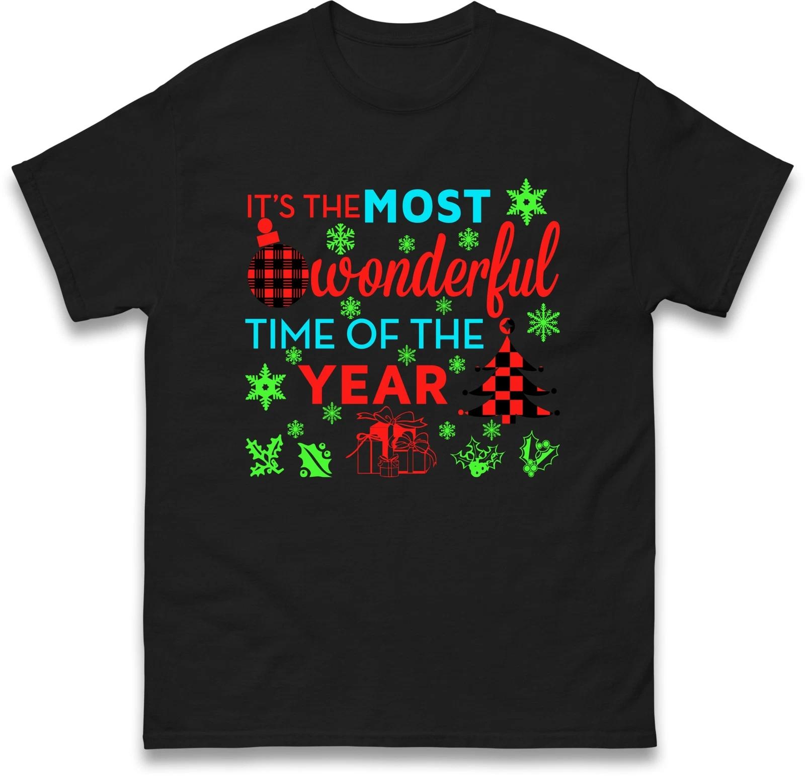 It s Most Wonderful Time Of The Year Christmas T Shirt,Merry Christmas Gift Top 4XL