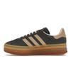 Adidas Gazelle Bold Grey Magic Beige Gum Damen Sneakers Grau-Sechs Creme-Weiß DE0428
