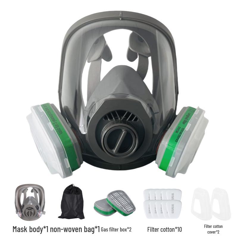 DAXTE Full-Face Gas Mask Kit