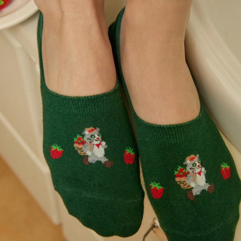 

SOCKS APPEAL cover strawberry cat M