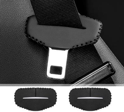 GOODGOODCAR Seat Belt Cover Seat Belt Accessories Leather Material Seat