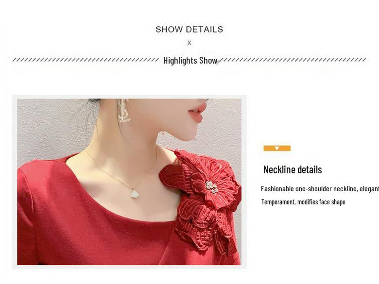 Slimming Irregular Summer 2024 Women's T-shirt: Trendy Foreign Style Short Sleeve Design