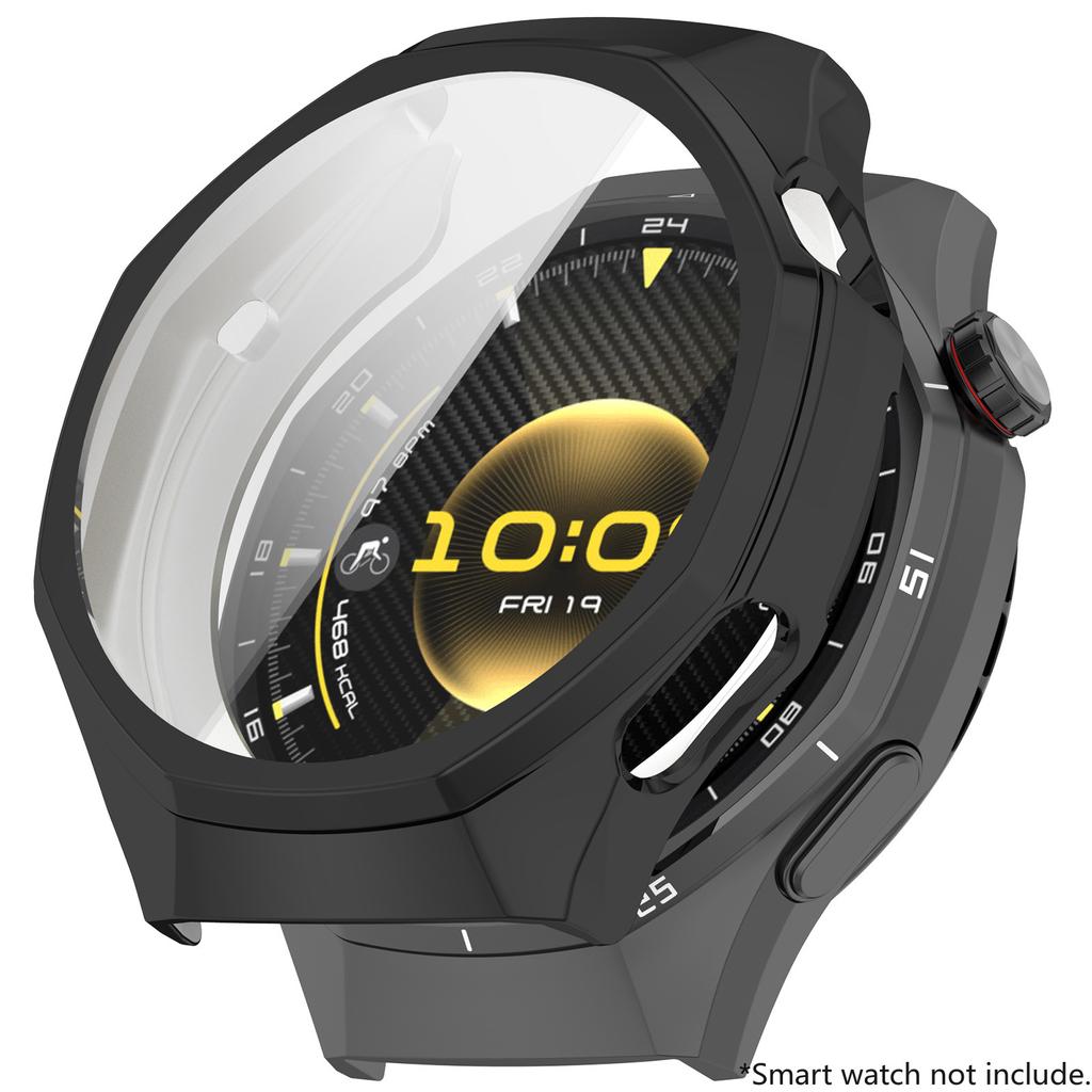 PC Case +Tempered Glass for Huawei Watch GT6 46mm Full Cover Screen Protector Bumper for Watch GT6 46mm Protective Accessores