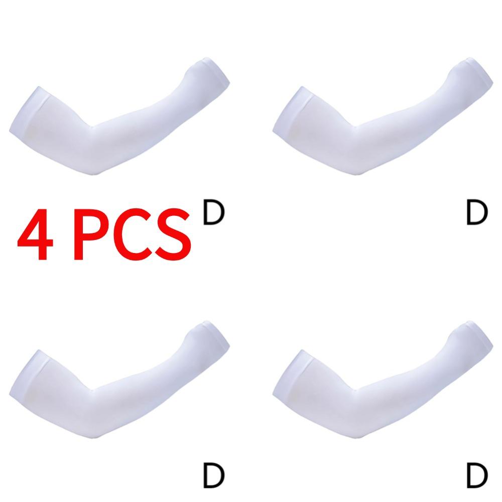 

4Pairs 2025 Summer Ice Silk Men s Loose Sunscreen Sleeves UV Ice Gloves Riding Arm Guards Sport Running Driving Absorbent