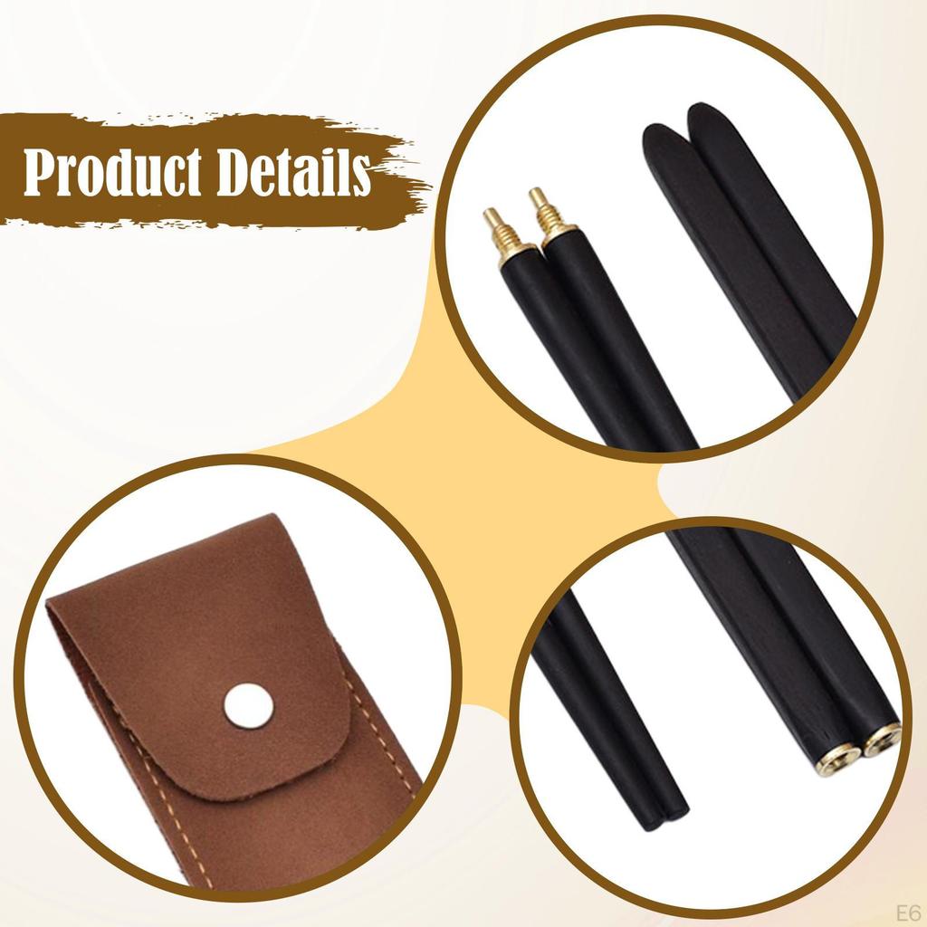 Travel Chopsticks Outdoor Utensils Lightweight Folding Portable Cutlery with Storage Bag for