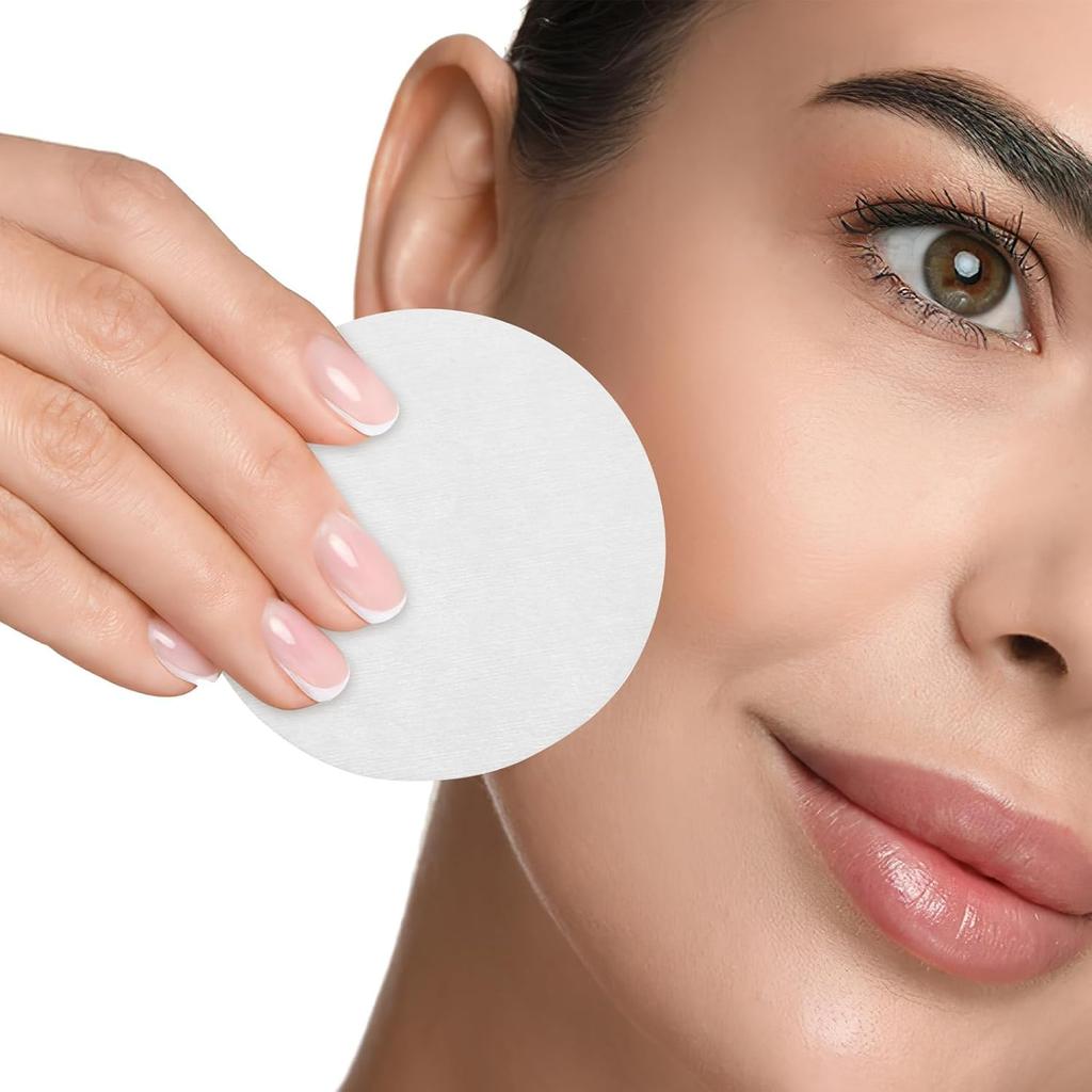 TOYANDONA 200pcs Gauze Pads Non Woven Cotton Gauze Sponge Cushion Round Wound Care Dressing Pads First Aid Surgical Making Supplies