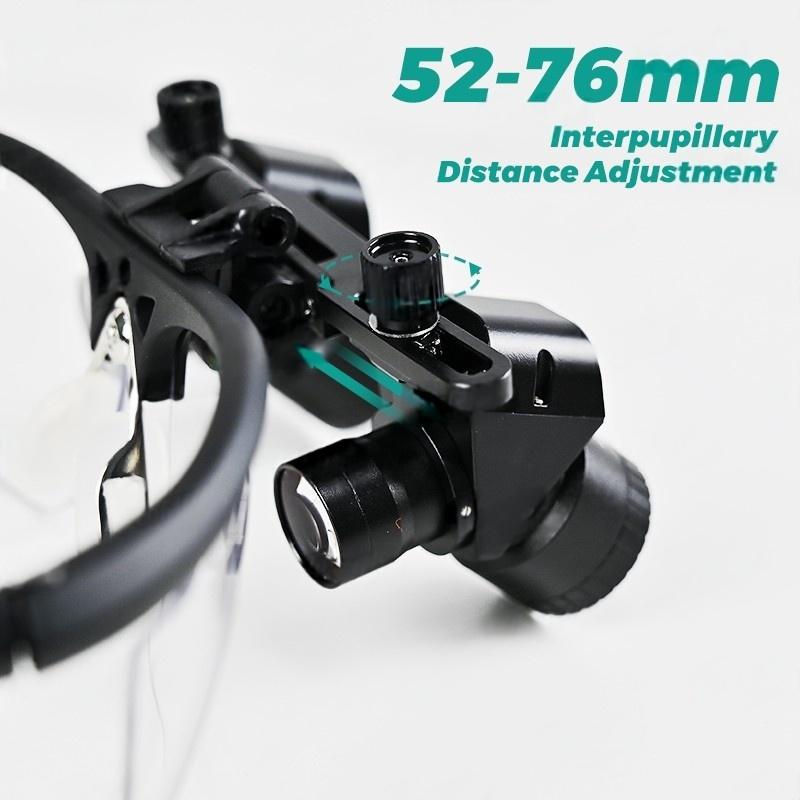 4X-6X Dental Loupes 5W Headlamp Binocular Medical Magnifier 300-600mm Pupil Adjustalbe Surgery Operation Lens Dental Equipment