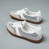 Women's Retro Casual Sneakers PU Leather Non-slip Sports Shoes Soft Sole Non-slip Footwear for Walking Traveling