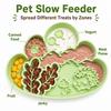 Silicone Lick Mat Slow Feeder for Cats & Small Dogs Non-Slip Design with Suction Cups Dishwasher Safe Pet Dish Extends Mealtime and Reduces Anxiety