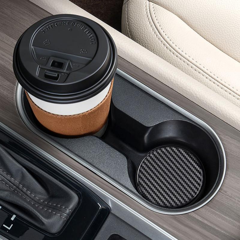 Car Cup Holder Insert Coasters 2 Pcs Anti Slip Design for Vehicle Interior Enhancements