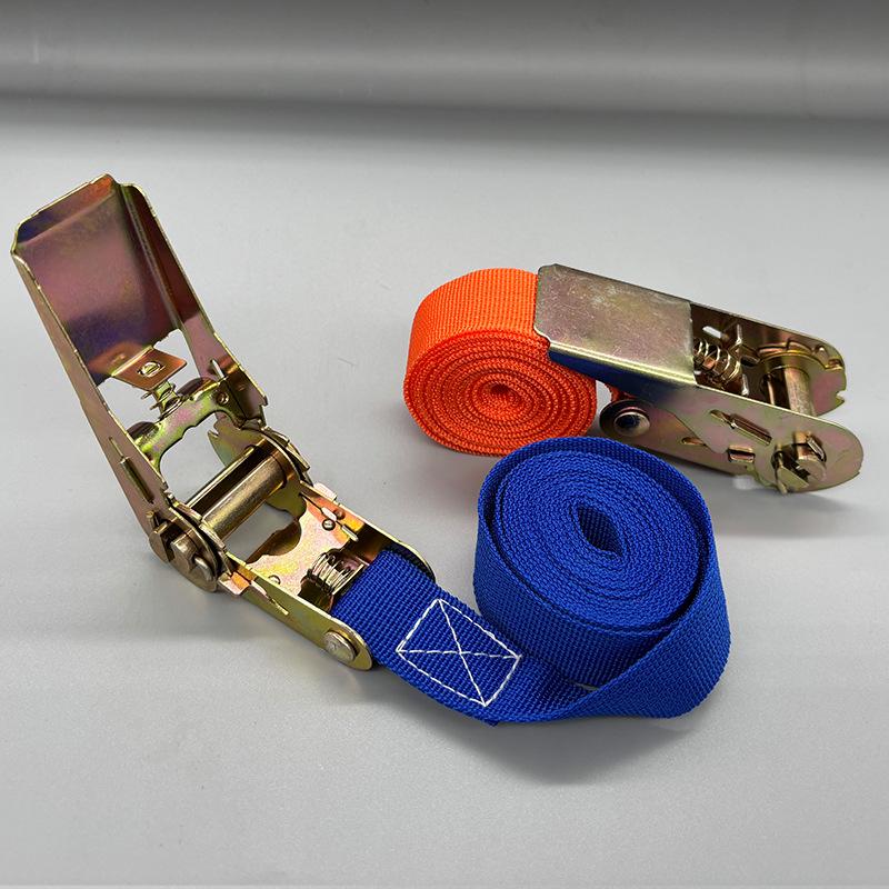Tiedowns 1" Straps Ratchet Cargo Polyester Lashing Straps Selflocking