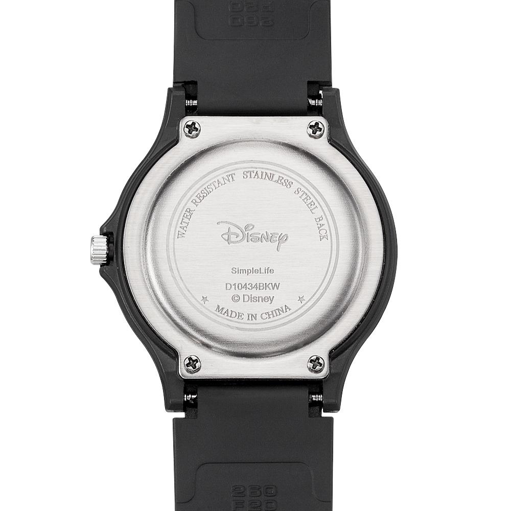 Dijeuni Mickey Mouse Character North American Key Plastic Band Wristwatch D10434Bkw