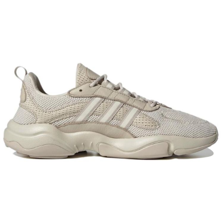 Adidas Originals Haiwee Cool Sports Non-Slip Durable Lightweight Low-Top Lifestyle Casual Shoes Unisex Casual Shoes Gray Beige ID0549
