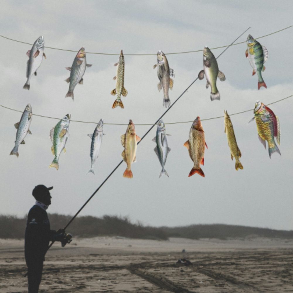 DIY Paper Fish Garland Fisherman Themed Fish Flag Decorations Fishing Hanging Banners  Home Decor