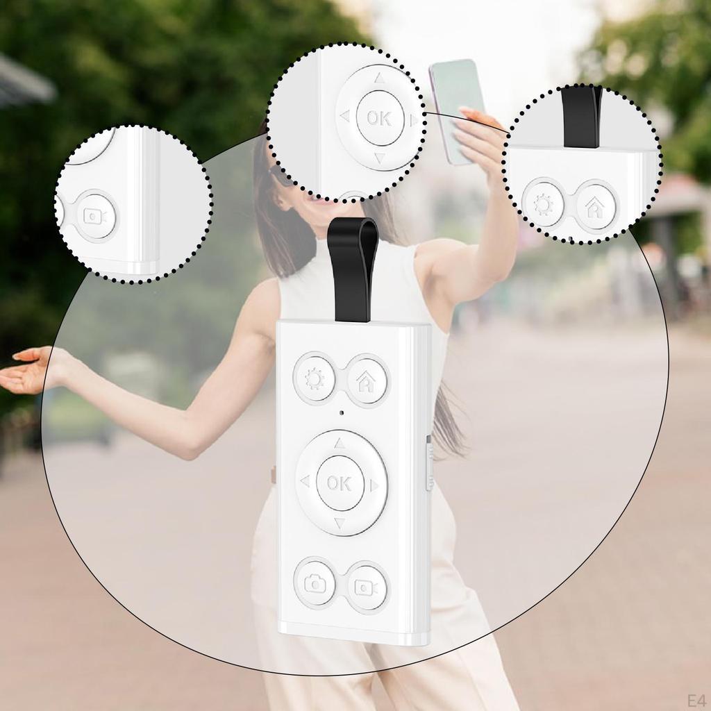 Convenient Remote Control for [unclear], Multifunctional, Video Scrolling, Easy To Use, , Selfie