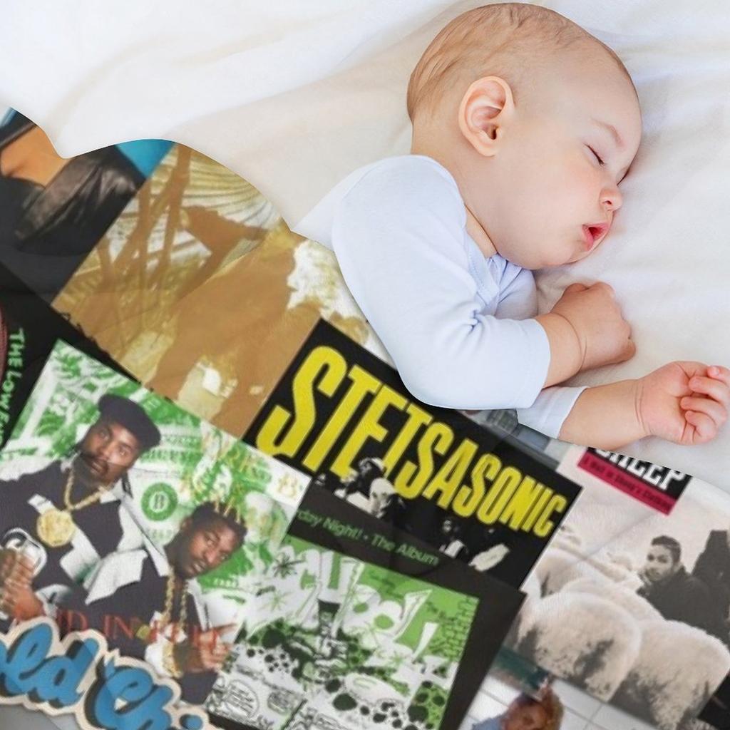 Old School Hip Hop Throw Blanket Decorative Sofa Stuffeds halloween Thin Blankets