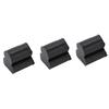 6PCS silicone French Horn Bumper Black Rubber Rotary Valve Pads Tuba Horn  For French Horn