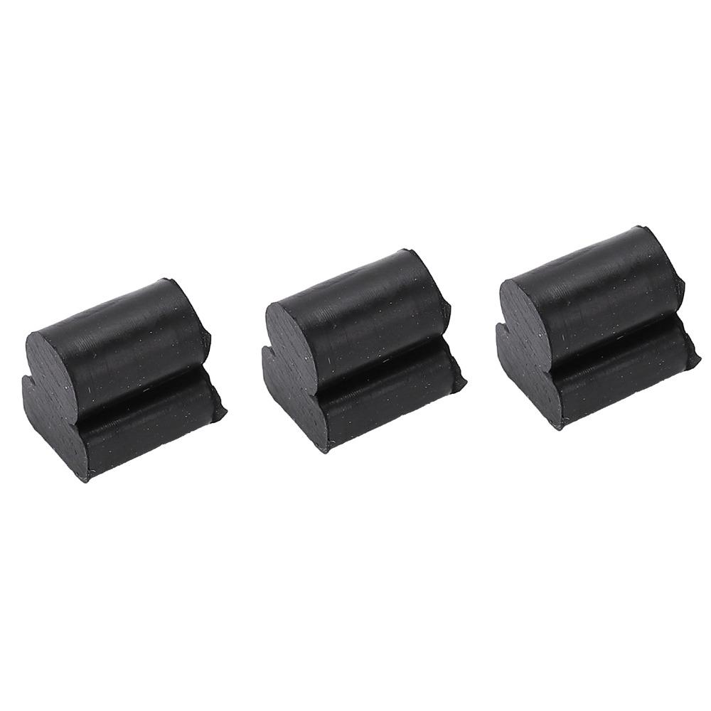 6PCS silicone French Horn Bumper Black Rubber Rotary Valve Pads Tuba Horn For French Horn