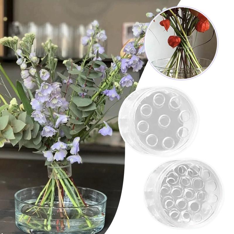 Spiral Ikebana Stem Holder Bouquet Flower Arranger Tool for Vases DIY Floral Flowers Stem Holder Plastic Flowers Vases Ikebana